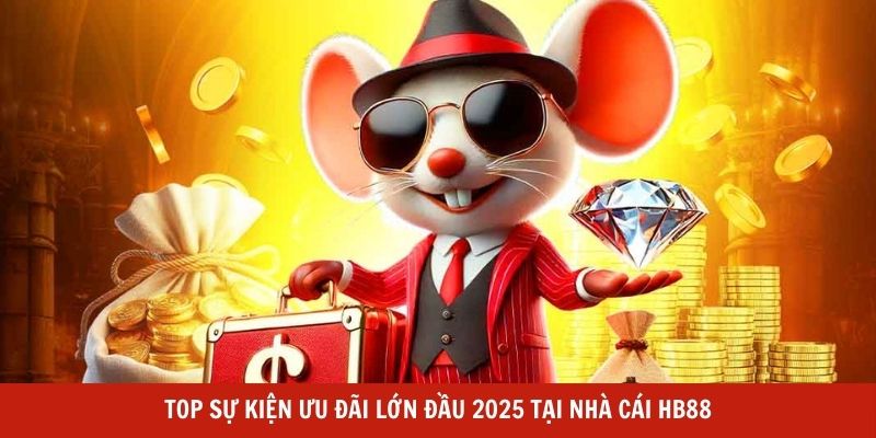 Top sự kiện ưu đãi lớn đầu 2025 tại nhà cái HB88